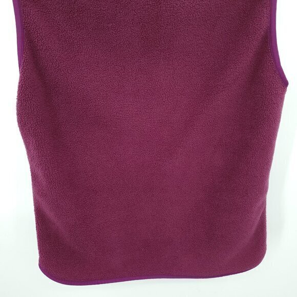 VTG Patagonia Lightweight Synchilla Fleece Vest S Plum/Purple - Picture 13 of 16